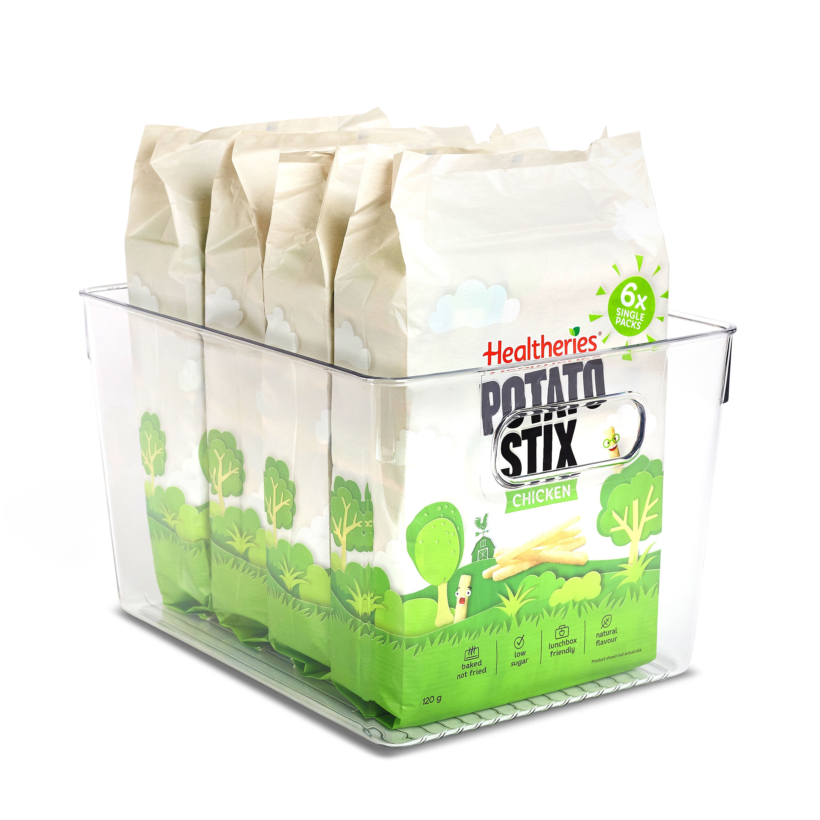 Pantry / Fridge Clear Storage Tub - Large