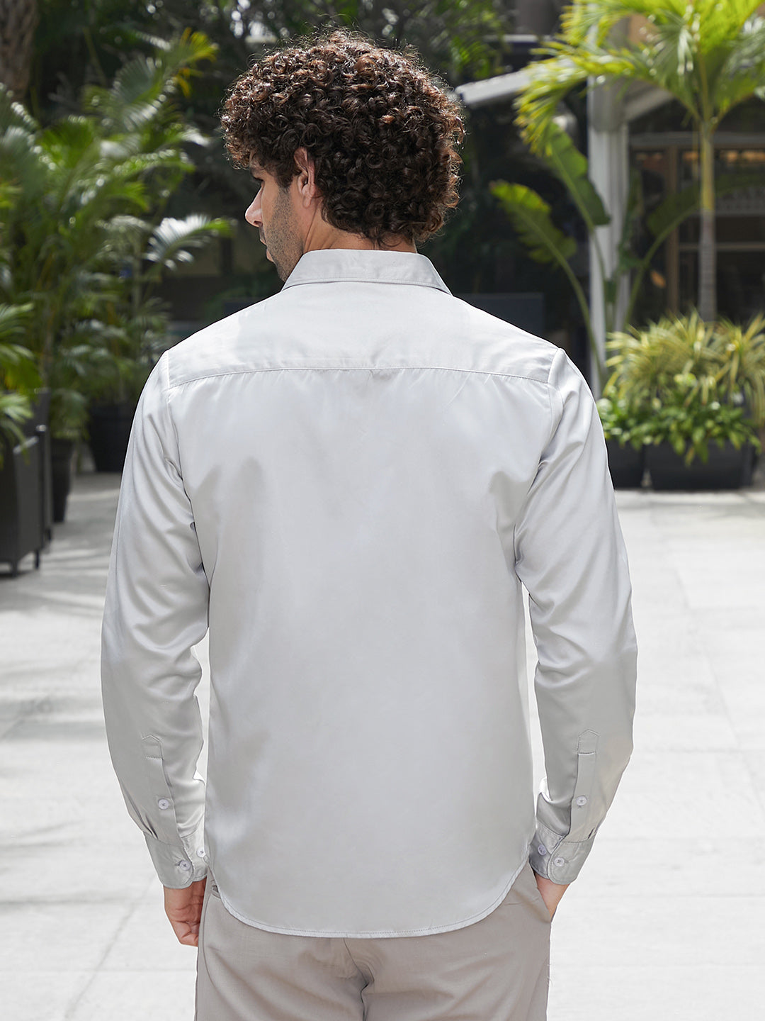 Pleated-Collar Shirt