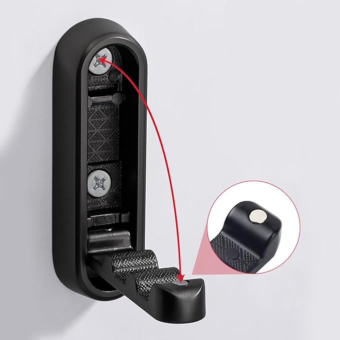 HEAVY DUTY FOLDING WALL HOOK SET OF 2 PCS