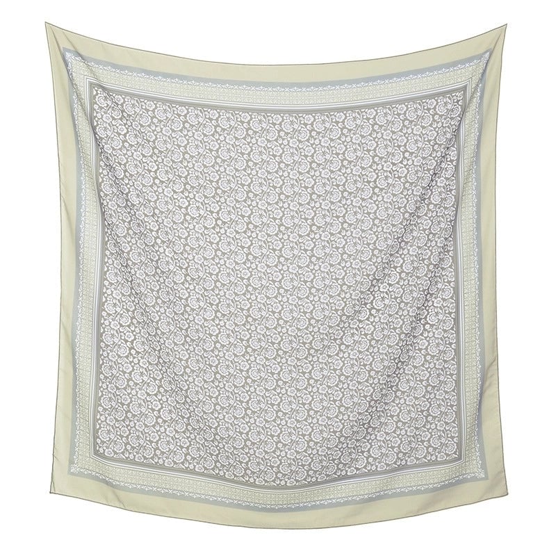 Women's Sweet Flower Polyester Kerchief