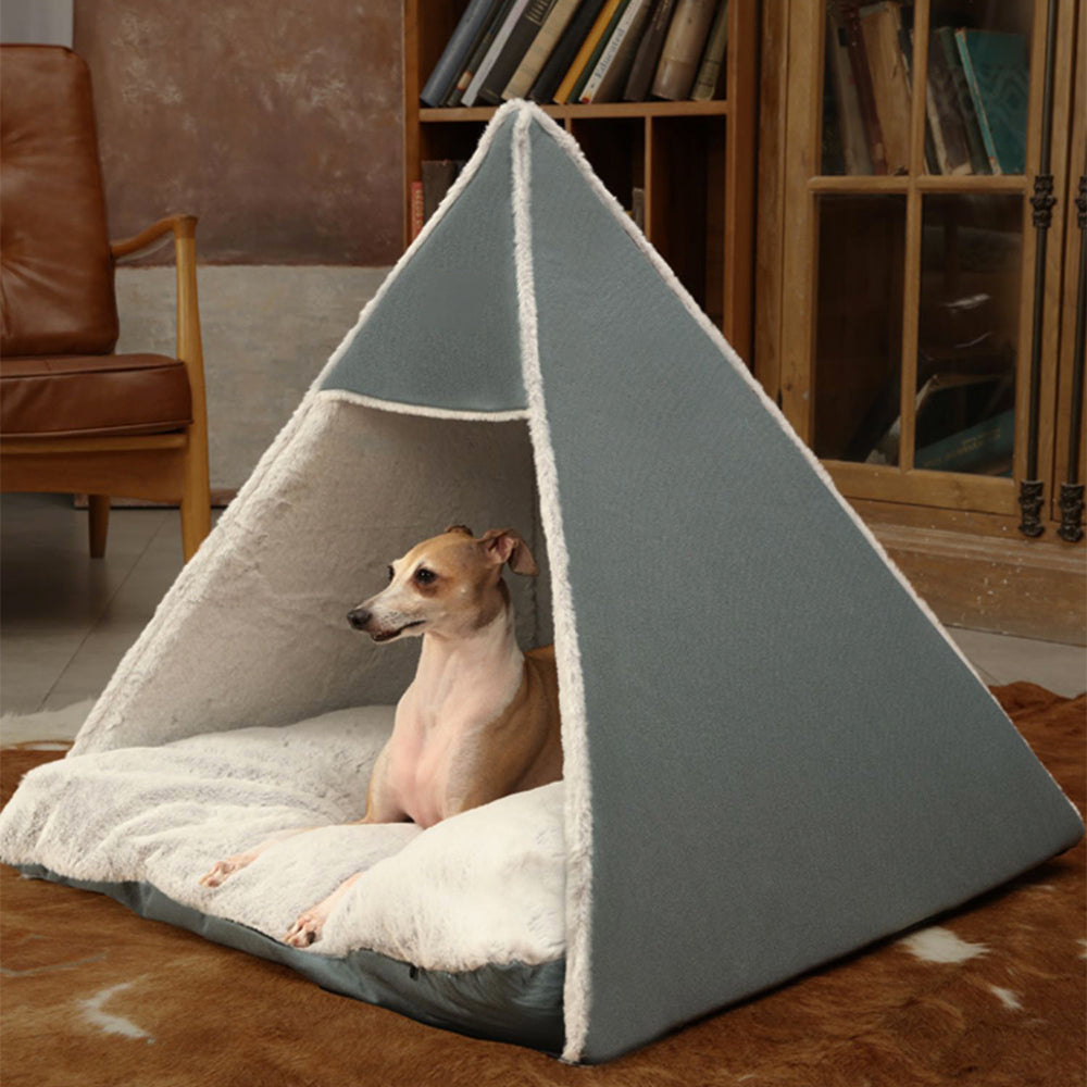 Triangle Large Space Warm Skin-Friendly Camping Dog & Cat Tent Bed