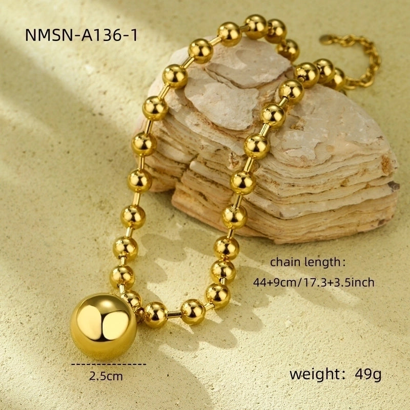 Lady Heart Shape 316 Stainless Steel  Plating Pendant Necklace