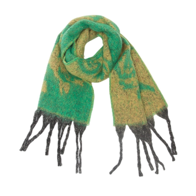 Women's Vintage Style Flower Polyester Scarf
