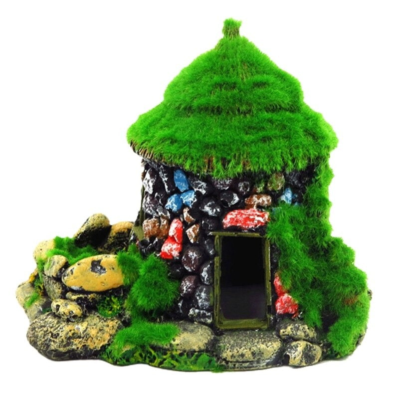 Resin House Betta Cave Ornament For Aquarium