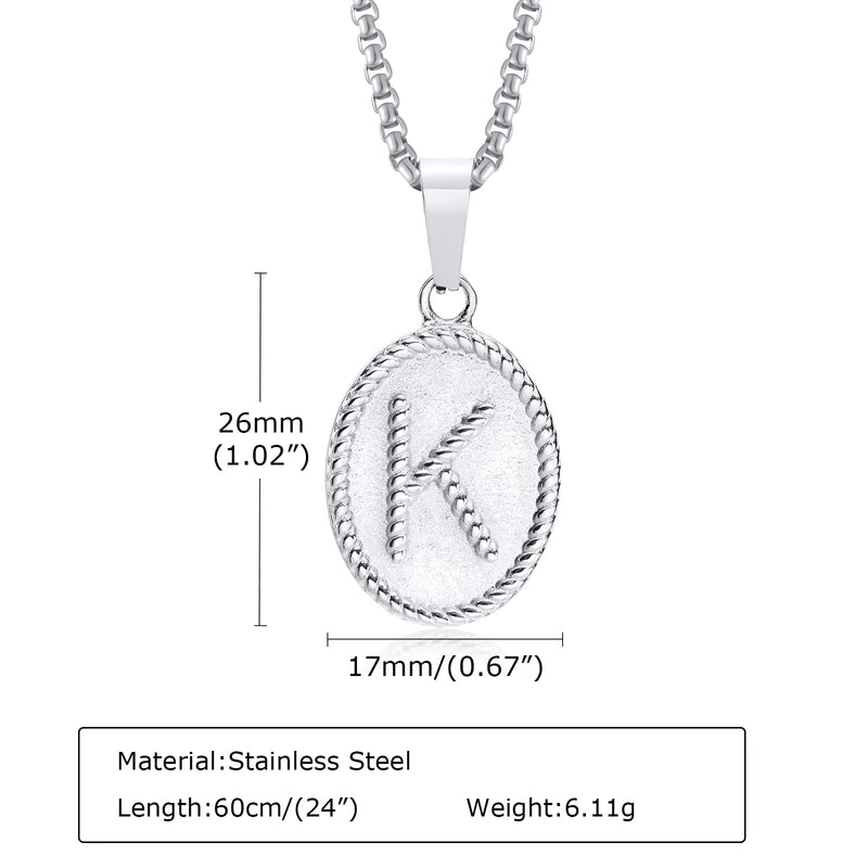 304 Stainless Steel Vintage Style Minimalist Classic Style Plating Letter