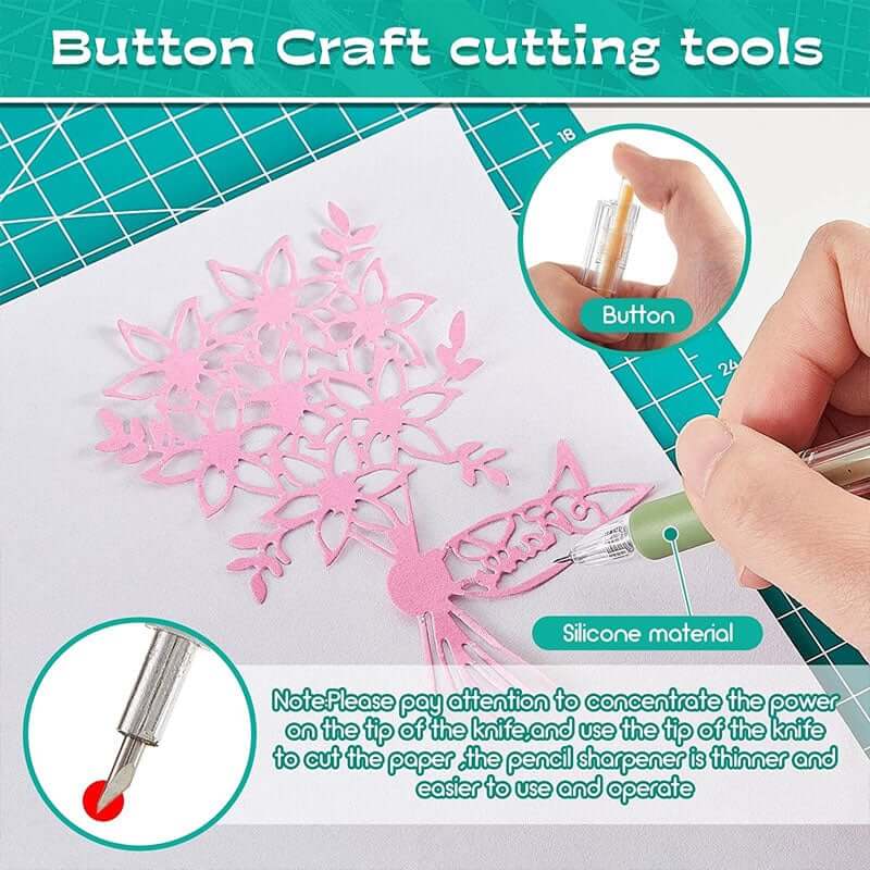 Cartoon Pattern Student Utility Knife Pen(6 Pcs)