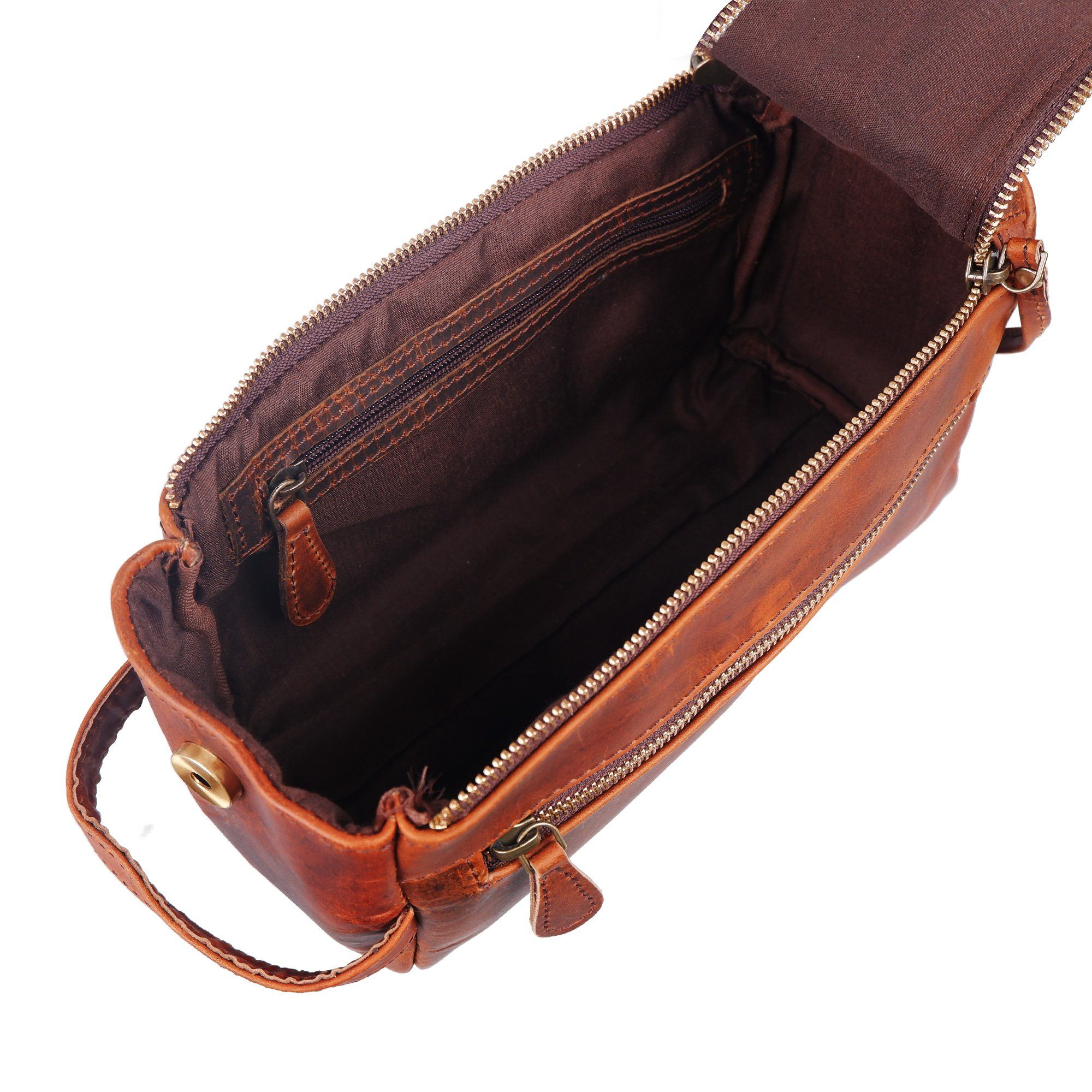 Walnut Travel Dopp Kit