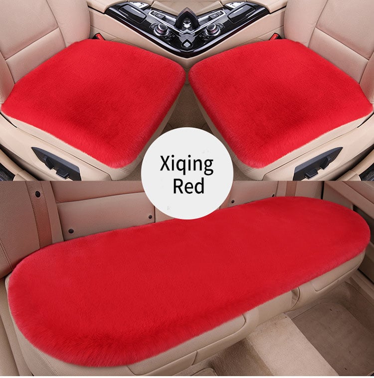 -Plush Car Seat Cushion
