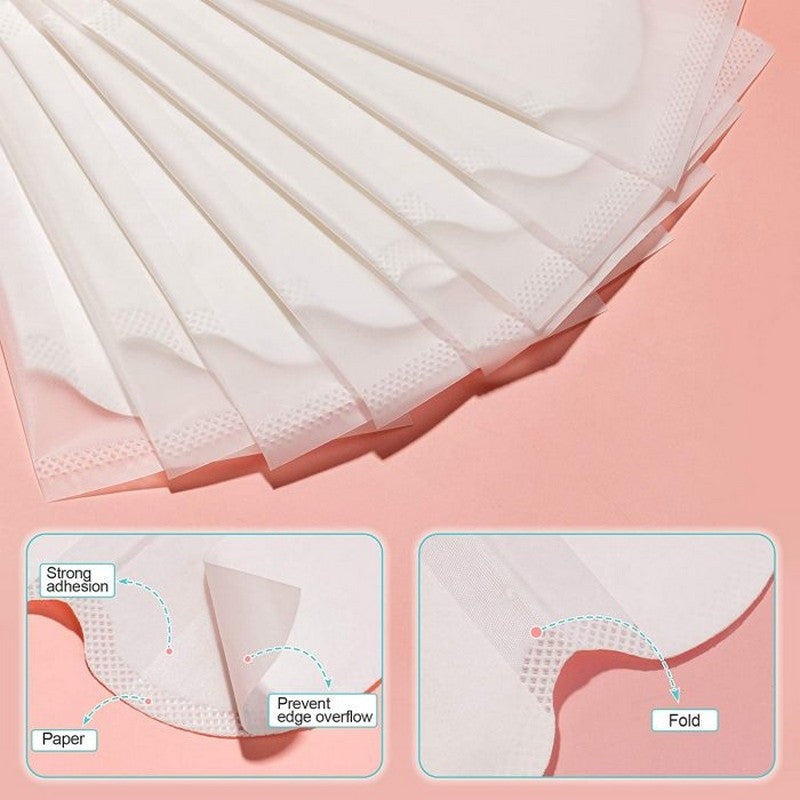 ( Pack Of 5 Pairs / 10 Pcs) Underarm Sweat Pads - Disposable Underarm Sweating Pads For Women And Men. Comfortable Unflavored. Non Visible