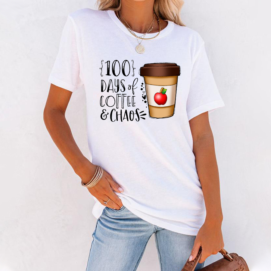 100 Days Of Coffee Chaos T-Shirt