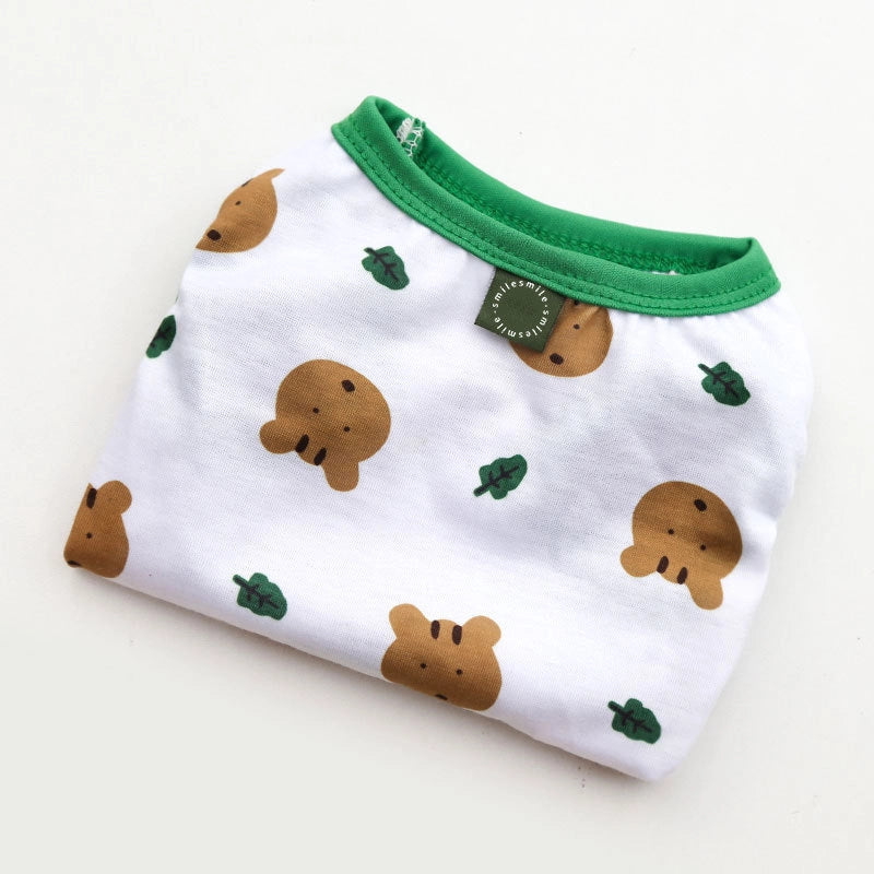 Summer Anti-shedding Thin Blue Cat Clothes Doll Cat Small Dog Teddy Dog Vest Thin British Style Short Clothes