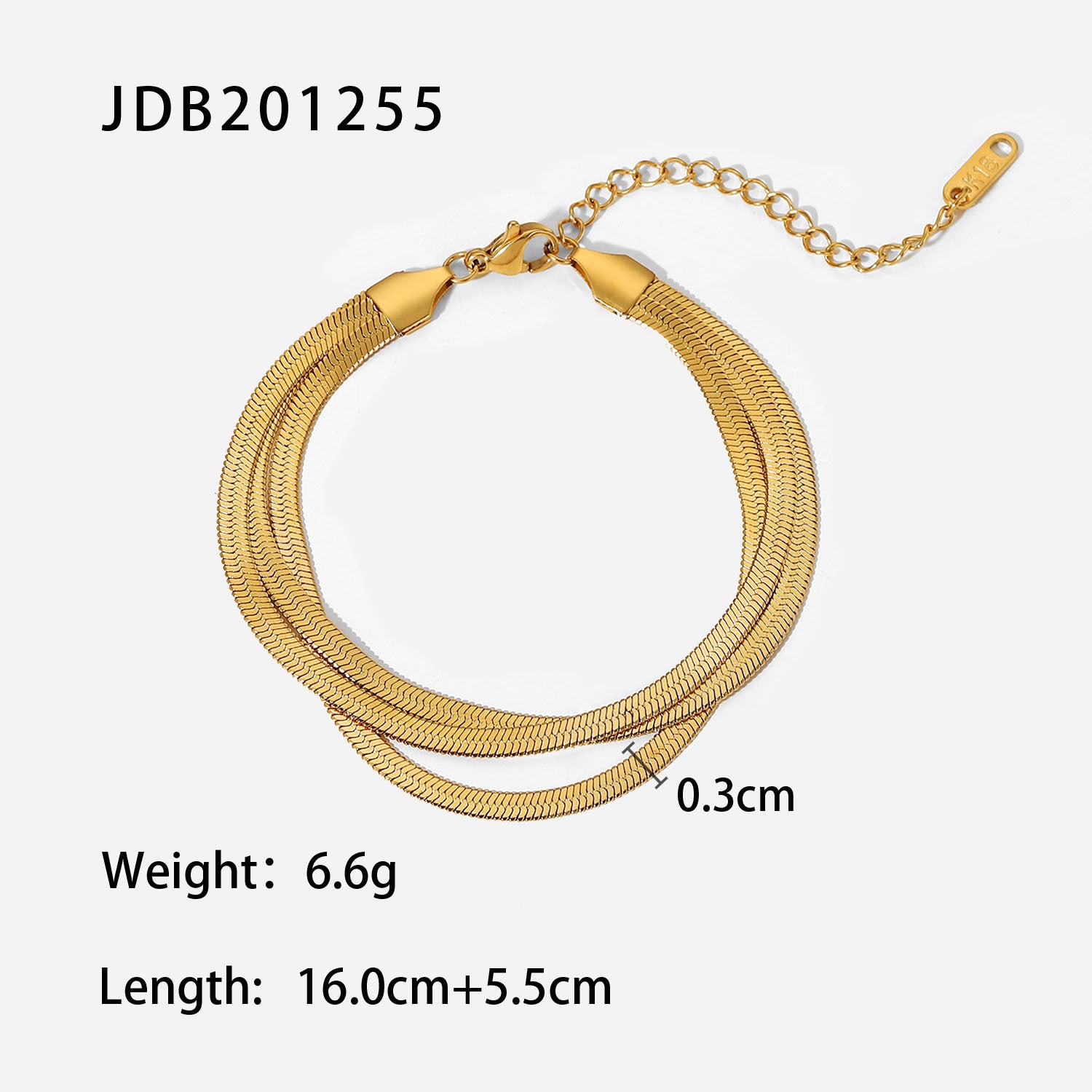 Jie Ding Stainless Steel Zircon Pearl Bracelet Niche Metal Chain Titanium Steel Jewelry