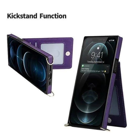 (2023 HOT SALE )Crossbody Wallet iPhone Case-Credit Card Holder