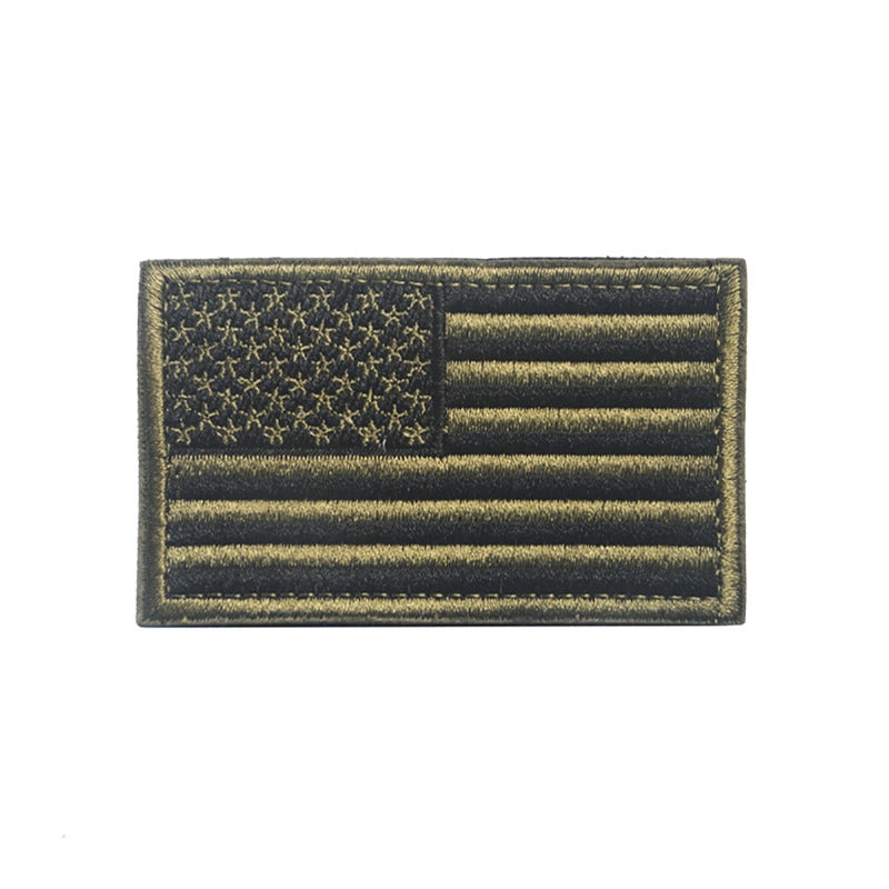 All Seasons Diagonal Cloth Woven Flag Bag Charms