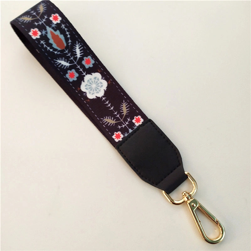 New Color Ethnic Style Hand Strap Wrist Strap Key Ring Keychain Decorative Band Accessory Strap Short Hand Bag