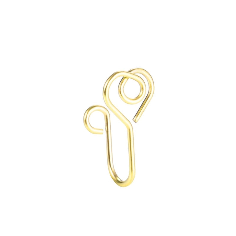 Fashion U Shape Stainless Steel Plating Nose Ring 1 Piece