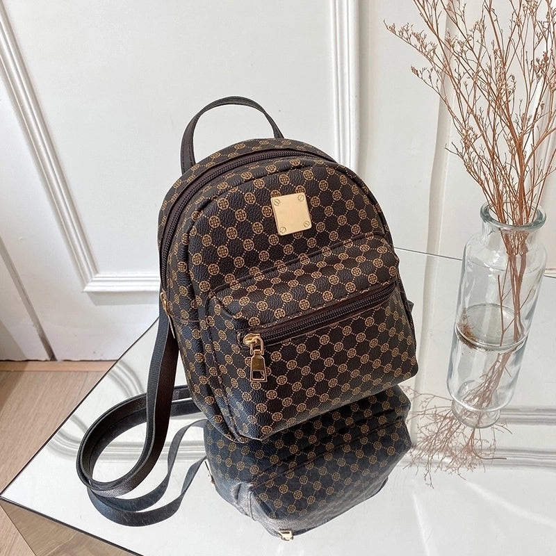 Foreign Trade Backpack Women's Small Size New Bags Fashion Minority Design Bag Women's Single-shoulder Bag