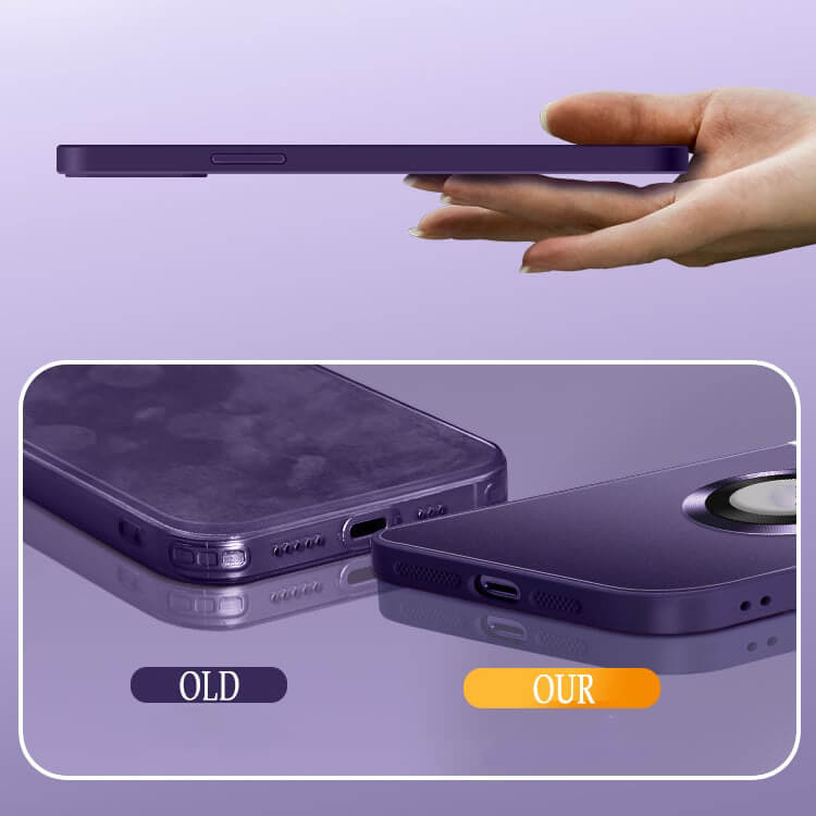 Magnetic AG Glass Frosted Case With Camera Lens Protector For iPhone 14 13