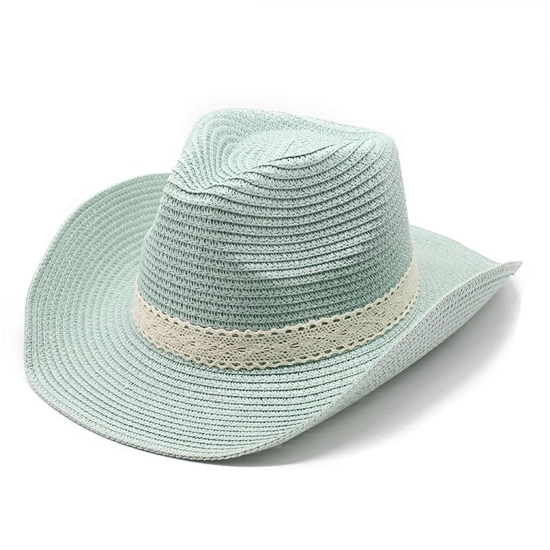 Unisex Classic Style Streetwear Solid Color Flat Eaves Straw Hat