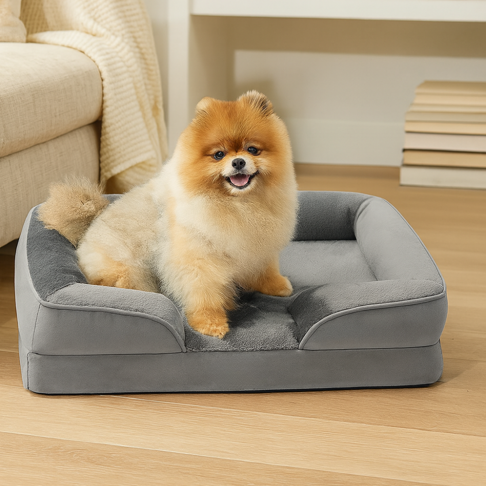 Waterproof Dog Sofa Bed With Removable Washable Cover