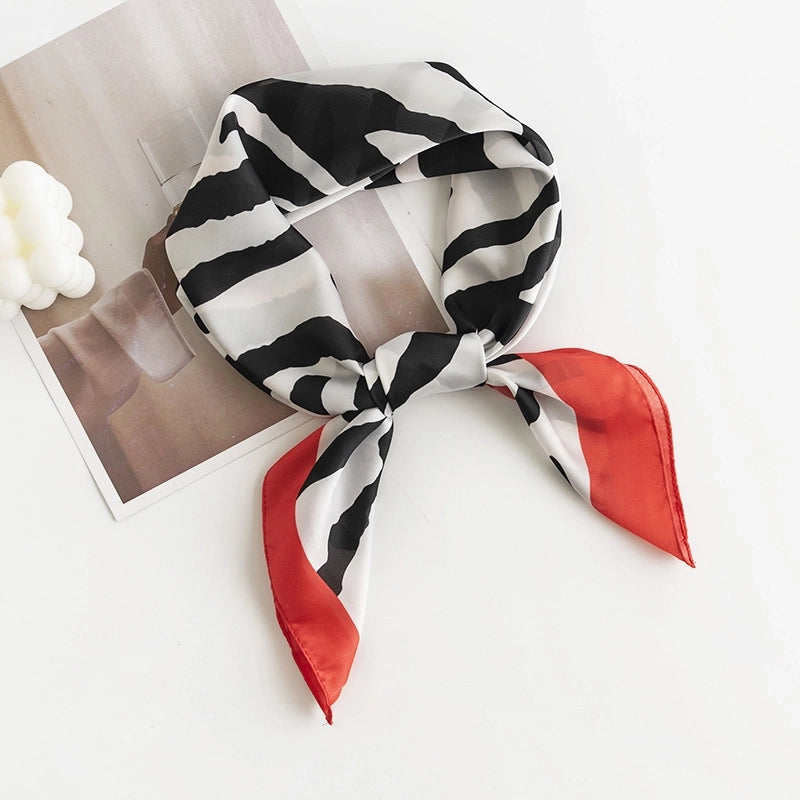 Women's Cute Sweet Minimalist Zebra Polyester Bandanas