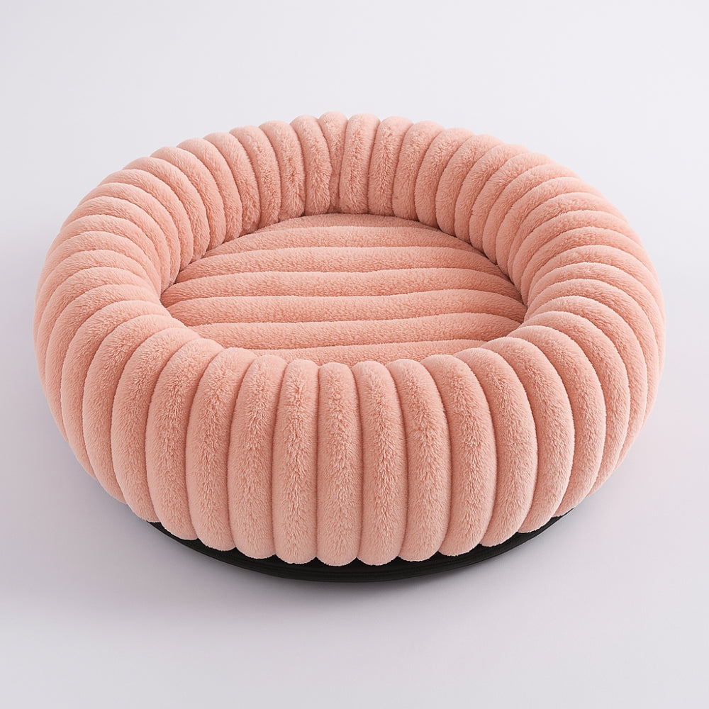 Plush Round Pet Bed