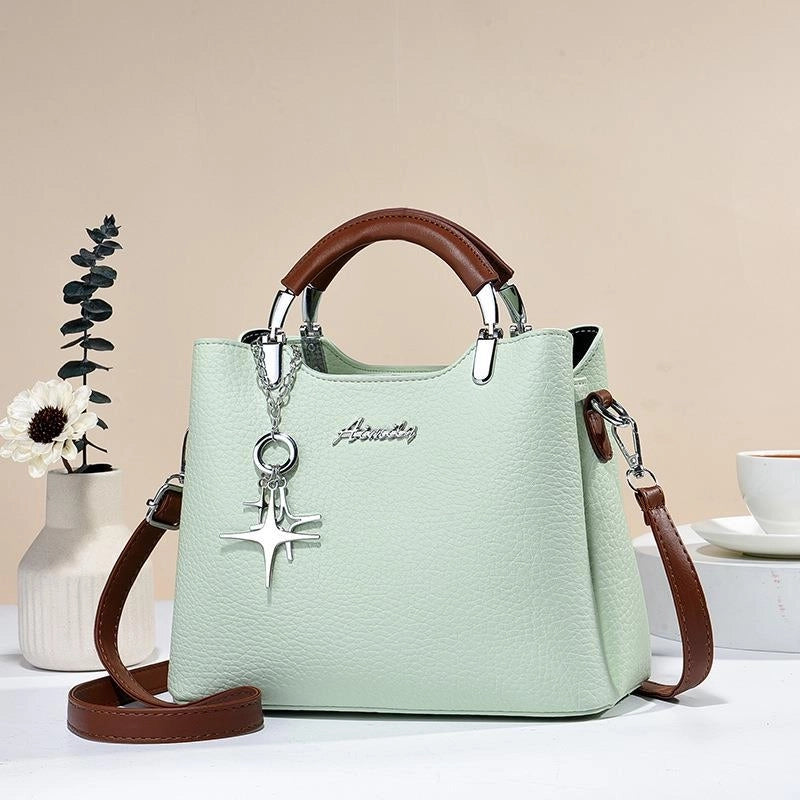 Women's Medium All Seasons Pu Leather Vintage Style Handbag