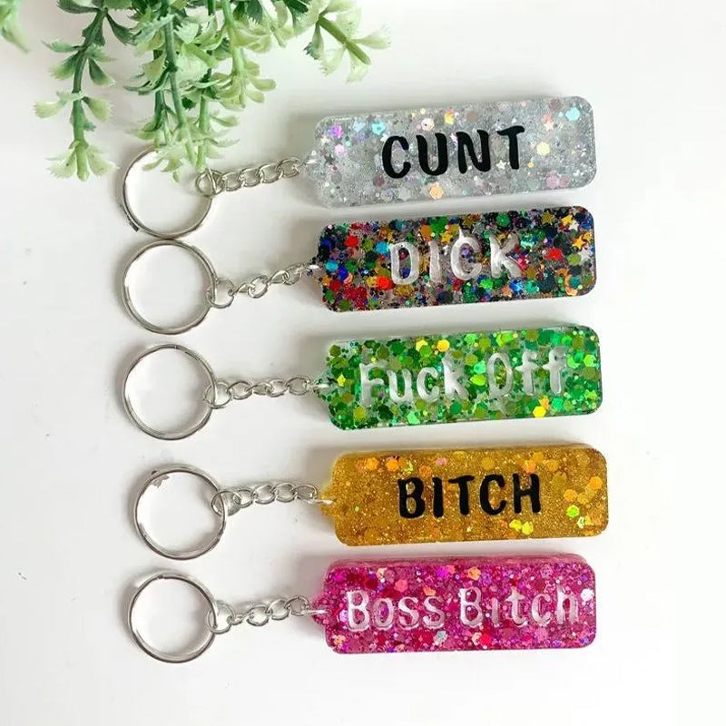 Swear Word Keychain