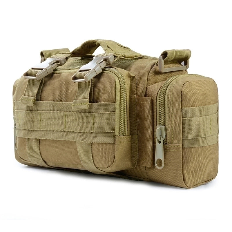 Unisex Sports Solid Color Camouflage Oxford Cloth Waist Bags