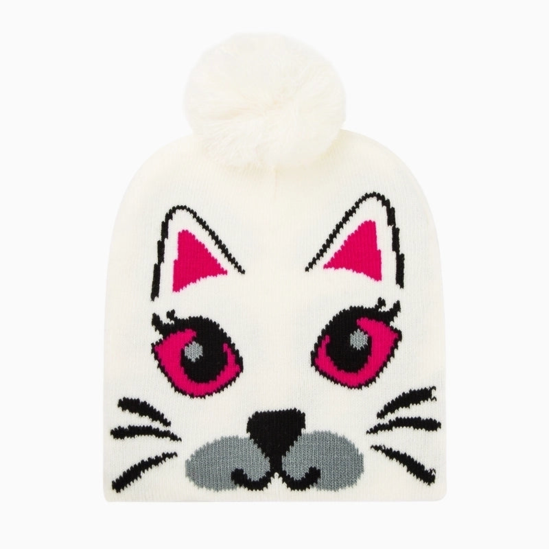 Children Unisex Cartoon Style Cute Animal Wool Cap