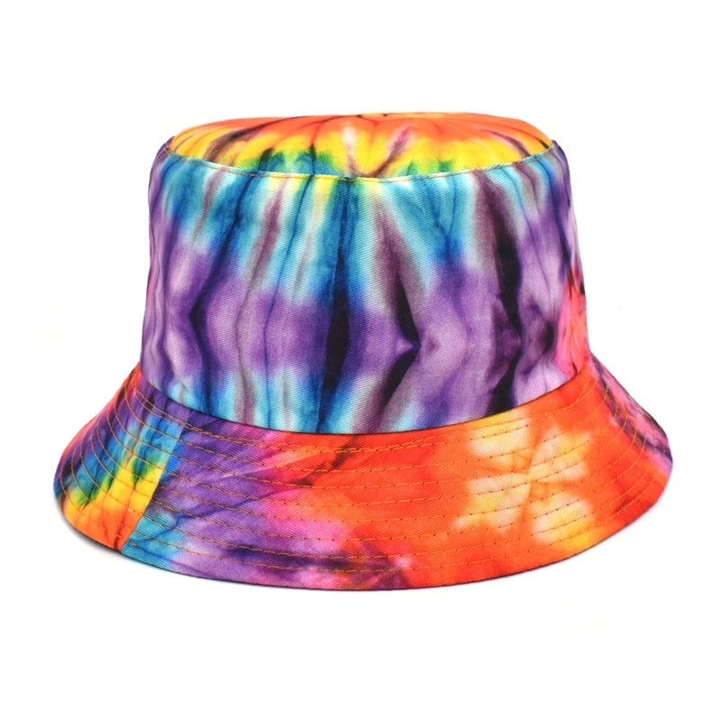 Unisex Hip-hop 3d Print Color Block Elephant Flat Eaves Bucket Hat