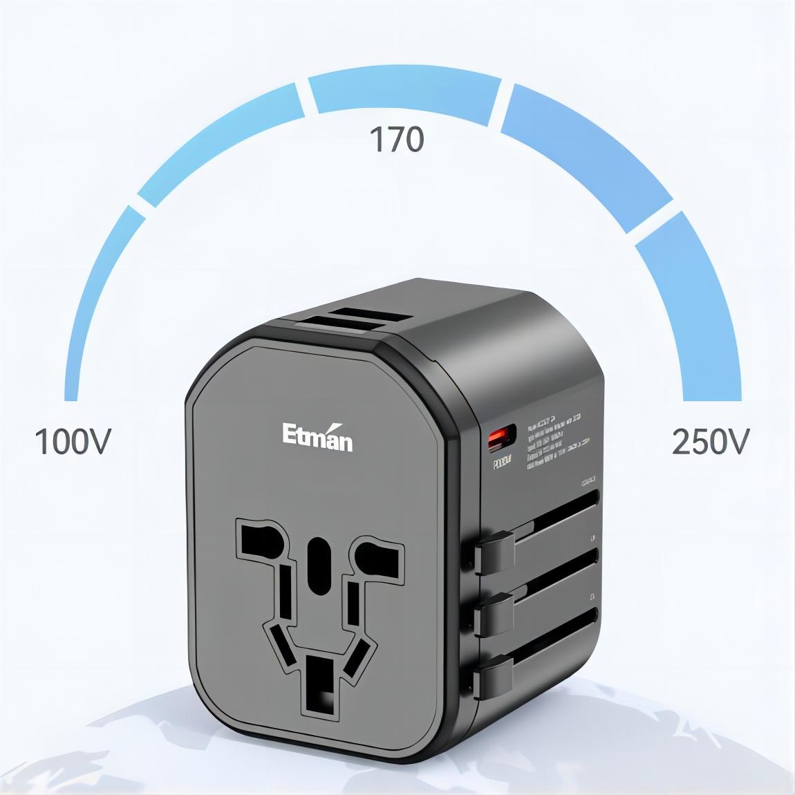 Universal All in One Worldwide Travel Adapter