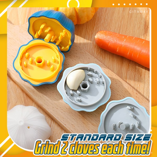 Easy-Twist Garlic Clove Press Crusher