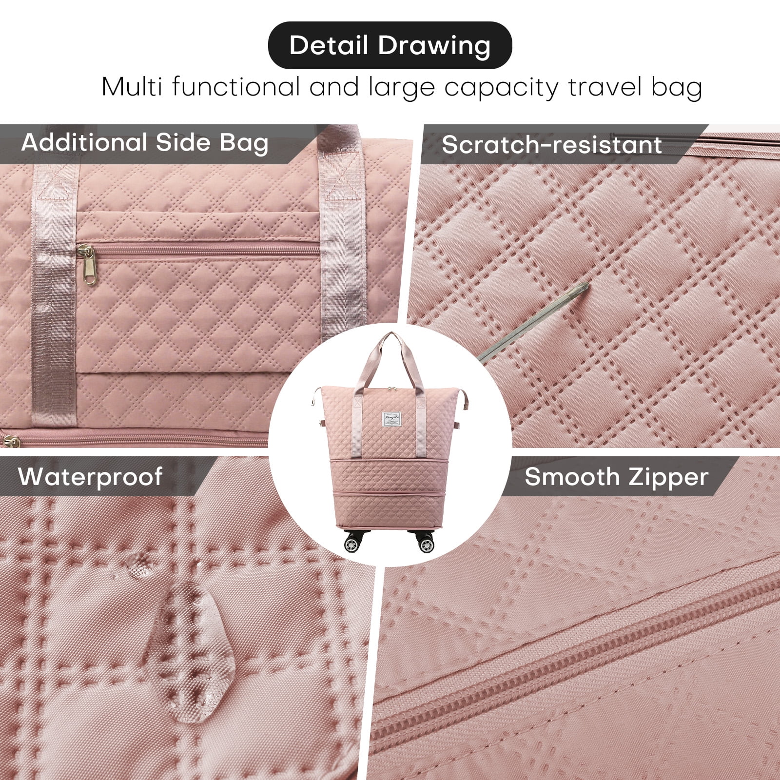 Expandable Rolling Travel Bag