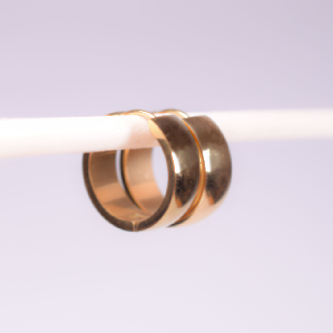 15mm Chunky hoops - Gold