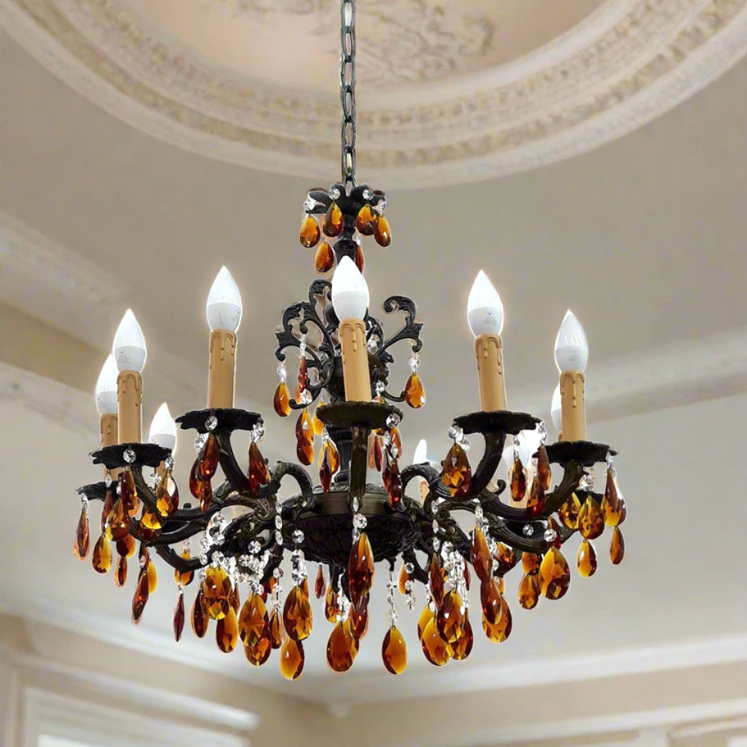 Blackish Crystal Chandelier