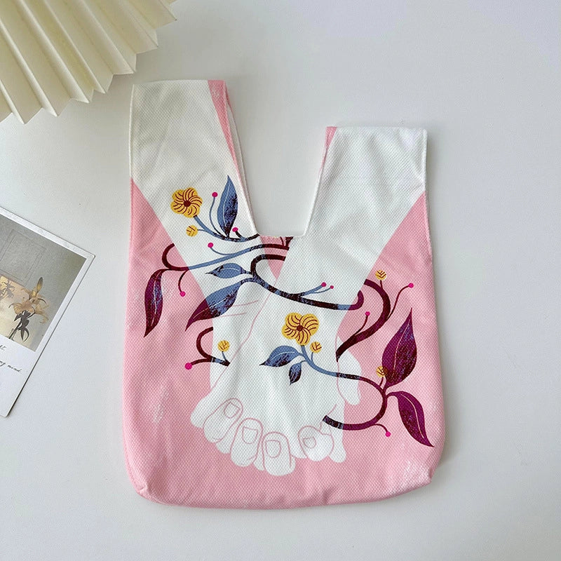 Women's Medium Polyester Color Block Streetwear Square Open Handbag
