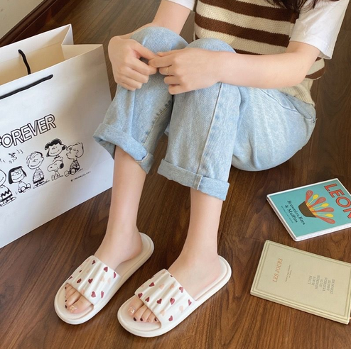 Getjiida business New Cloud Soft EVA Slippers Couple Home Outdoor Slipper Summer Beach Unisex Bedroom Shoes Ladies Flip Flops Thick Bottom Sandals