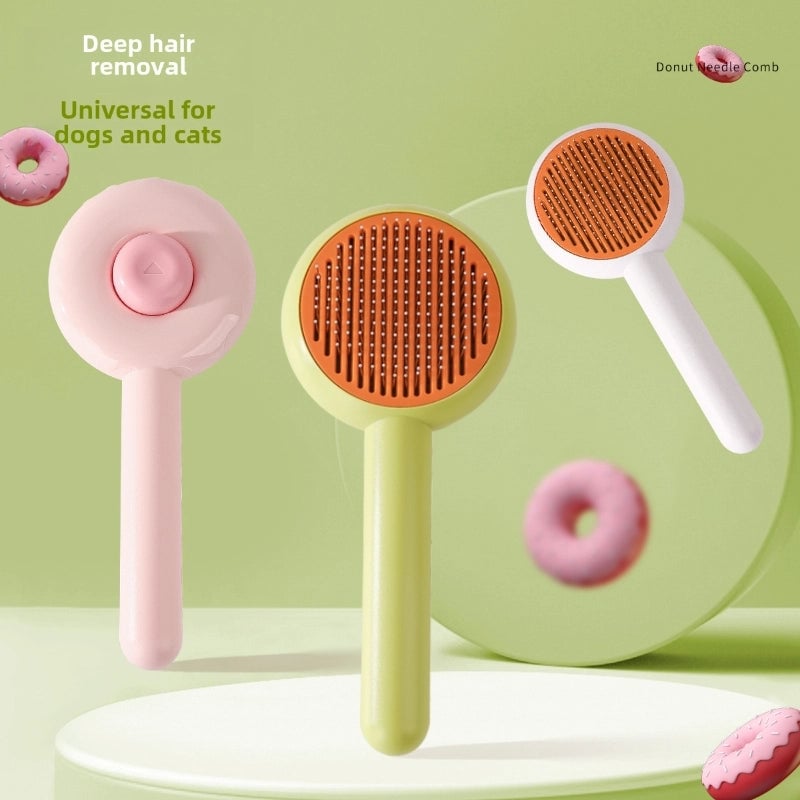 Cat Comb Hair Comb Special Dog Needle Comb Cat Cat Cake Cleaning Anti-Hair Brush Pet Supplies Floating Hair Artifact