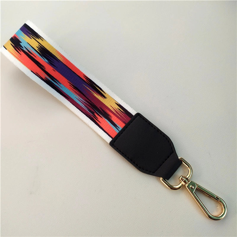 New Color Ethnic Style Hand Strap Wrist Strap Key Ring Keychain Decorative Band Accessory Strap Short Hand Bag