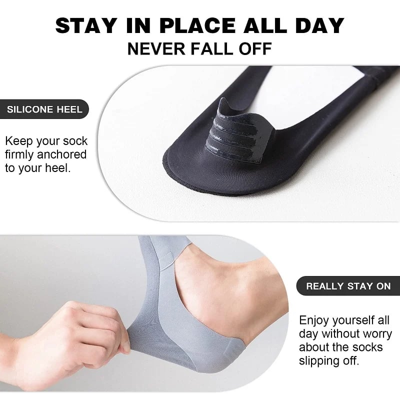 ✨Last day sale 49% off✨Non-slip Invisible Ice Silk Socks(The discount will take effect at payment)