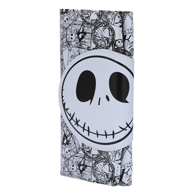 Unisex Skull PU Leather Magnetic Buckle Wallets
