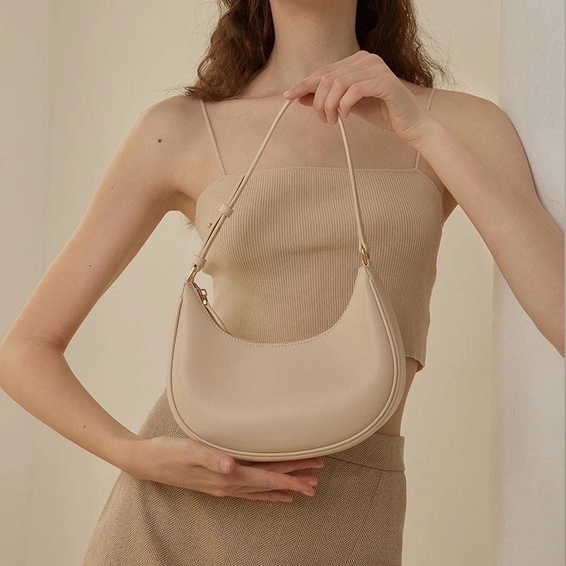Women's All Seasons Pu Leather Elegant Shoulder Bag Underarm Bag