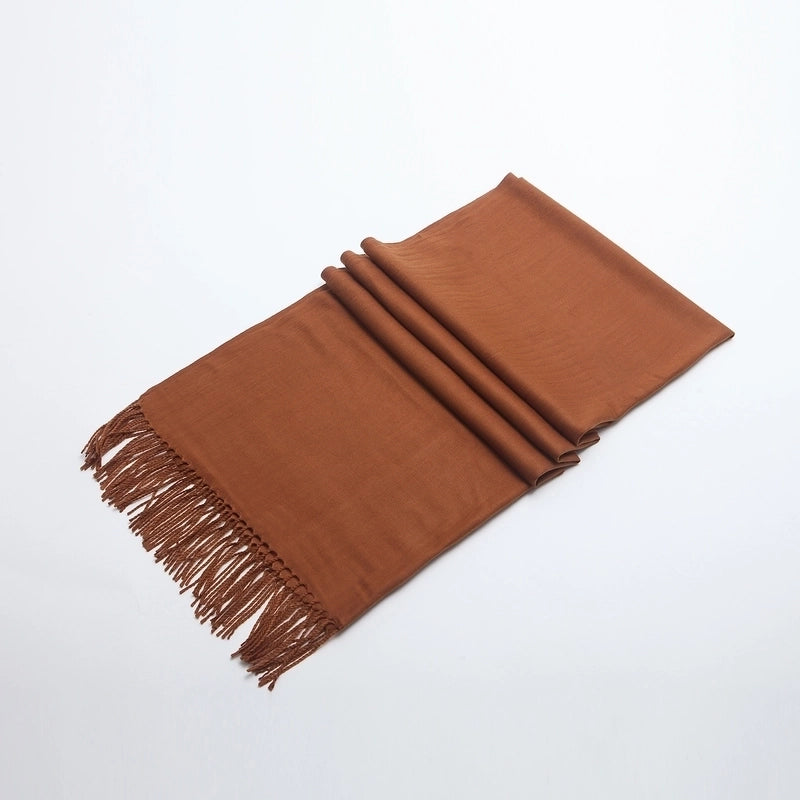 Scarf For Women In Winter Imitation Cashmere Red Dual-use Bib Autumn And Winter
