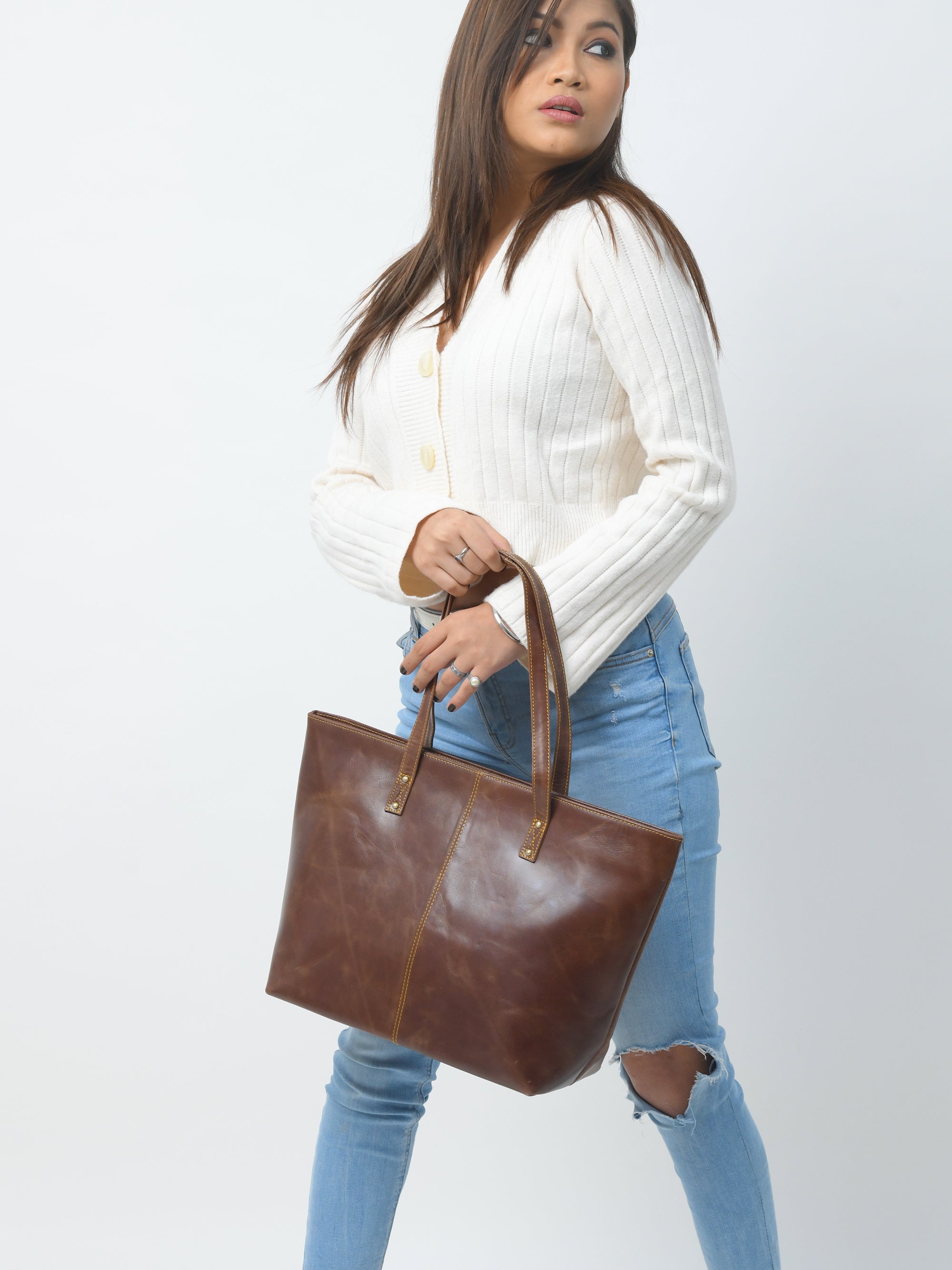 Tote Bag - Dark Brown