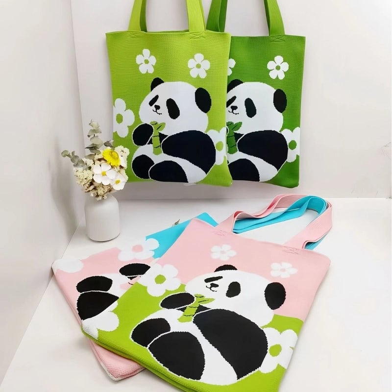 Women's Medium Polyester Animal Cute Square Open Shoulder Bag