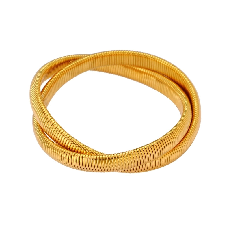 Hip-Hop Minimalist Commute Geometric 304 Stainless Steel 316 Stainless Steel  Zircon 18K Gold Plated Inlay Bracelets Earrings Necklace