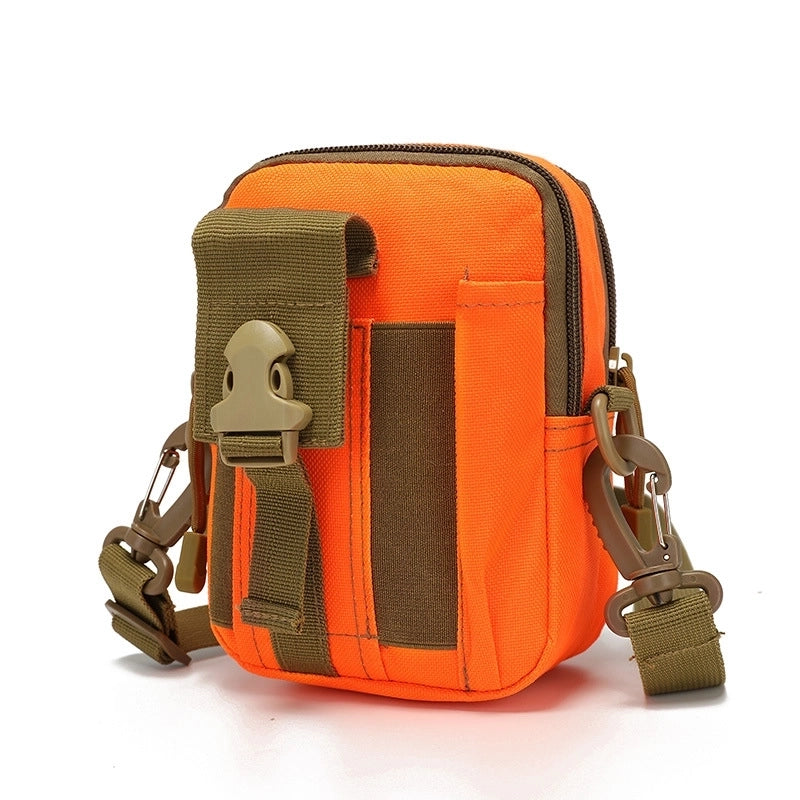 Men's Sports Solid Color Camouflage Oxford Cloth Running Waist Bags