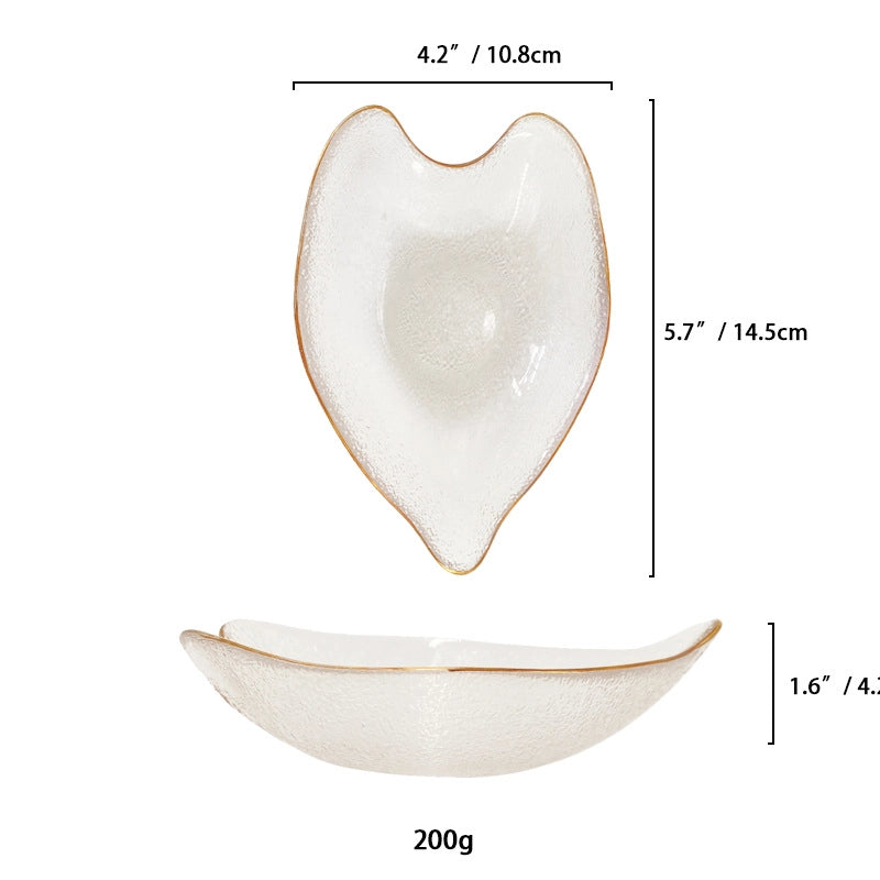 Casual Solid Color Glass Plate Tableware 1 Piece