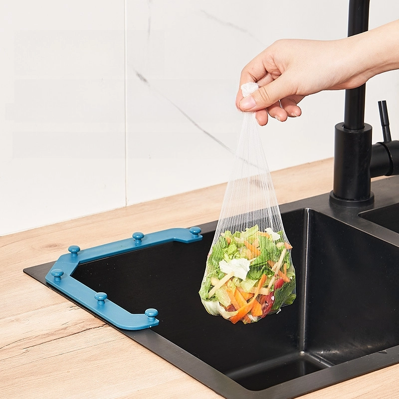 Disposable Kitchen Sink Filter Net Sewer Garbage Residue Anti-blocking Pool Filter Net Bag Large Net Rack